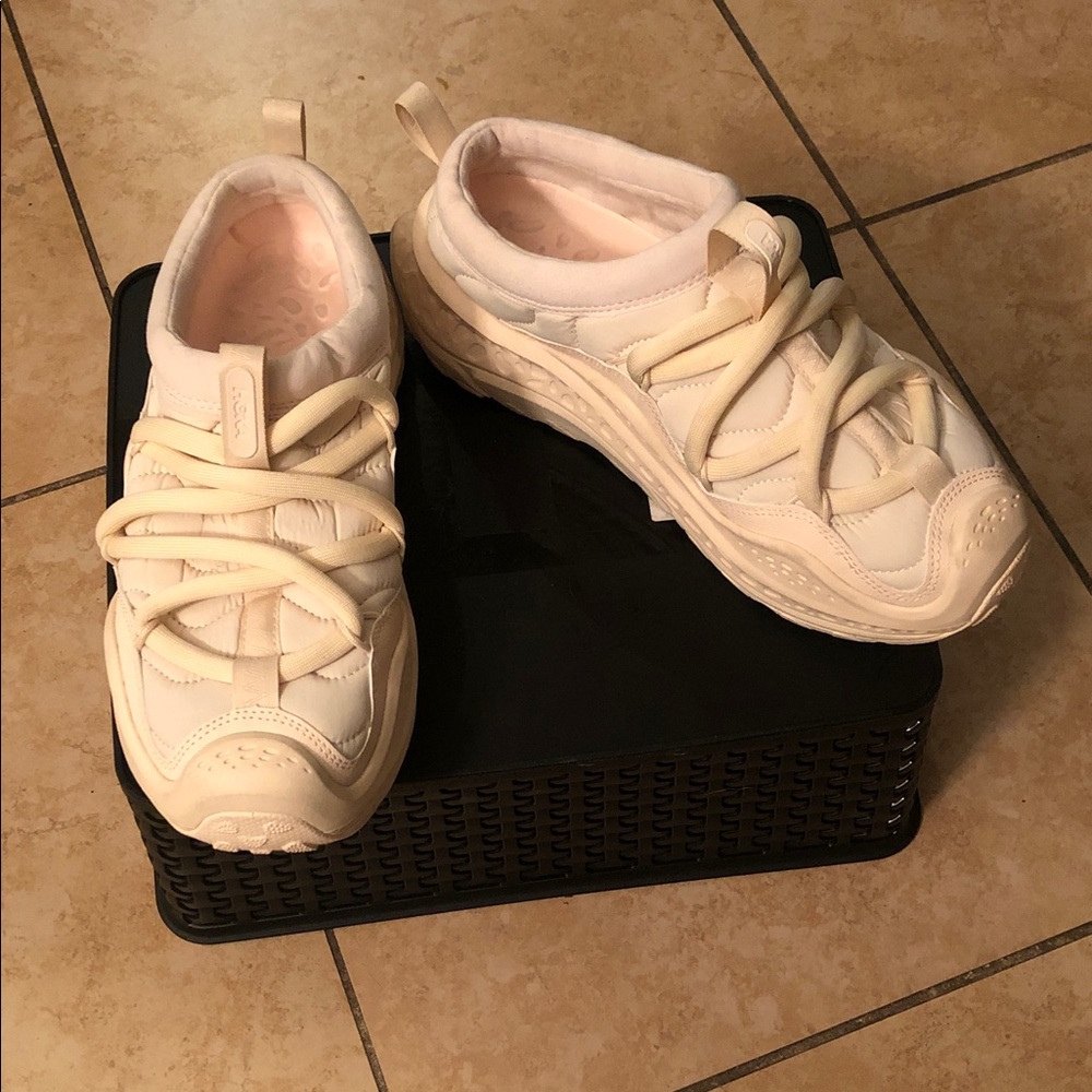 HOKA Cream Sneakers